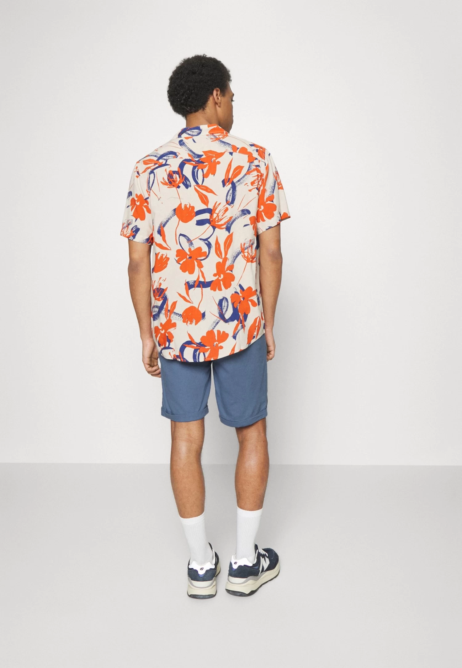 Pier One Linen Blend Drawcord Shorts- Shorts - Blue 5 Pier One Linen Blend Drawcord Shorts- Shorts - Blue - Afbeelding 3