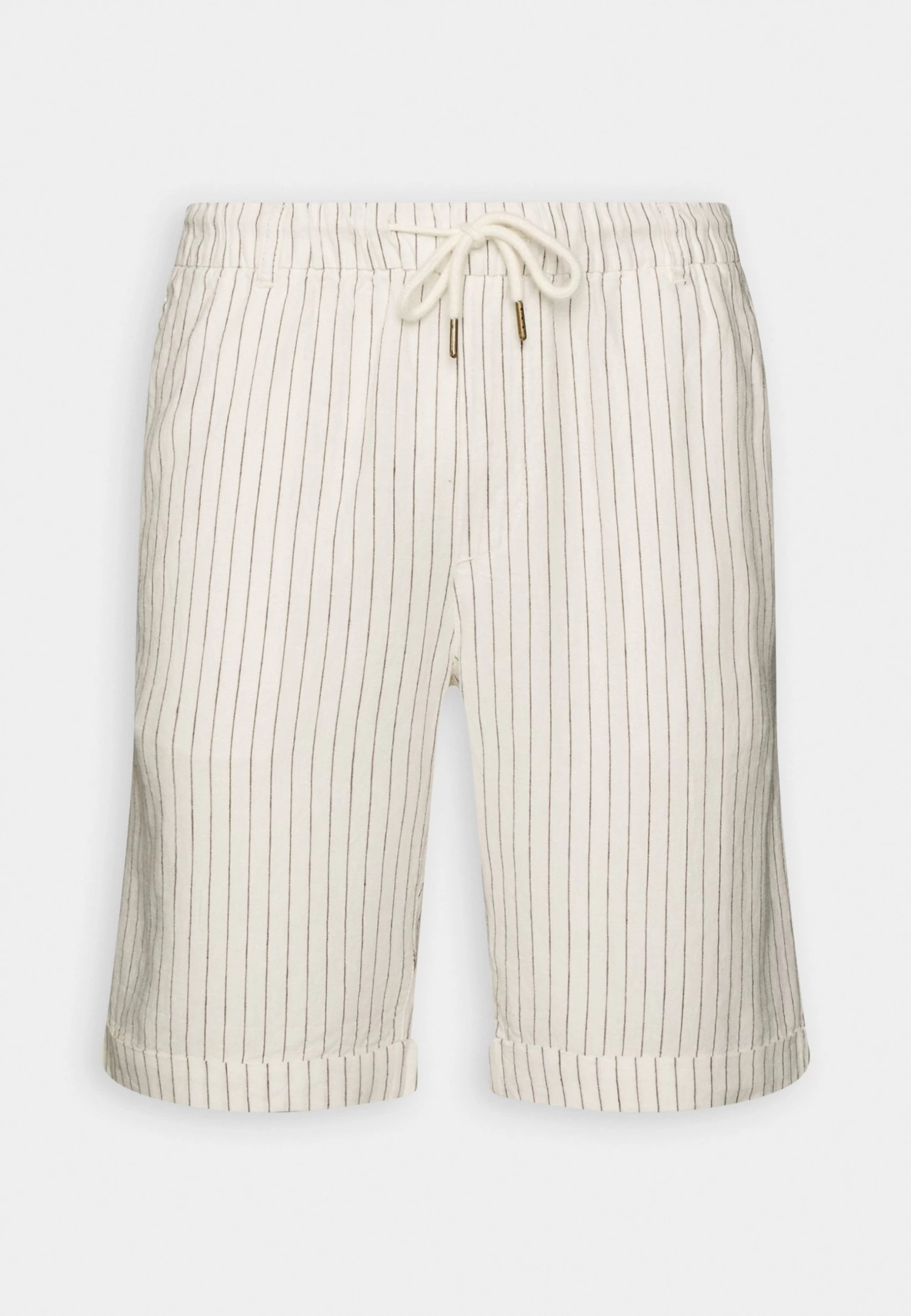 Pier One Linen Blend Drawcord Shorts- Shorts - Off-White 3 Pier One Linen Blend Drawcord Shorts- Shorts - Off-White