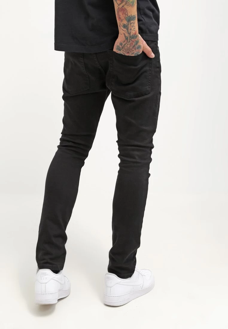 Pier One Slim Fit Jeans - Black Denim 5 Pier One Slim Fit Jeans - Black Denim - Afbeelding 3