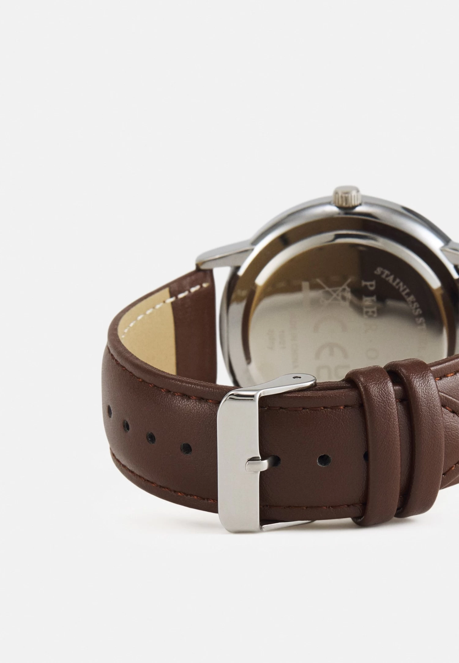 Pier One Horloge - Brown/Silvercoloured 4 Pier One Horloge - Brown/Silvercoloured - Afbeelding 2