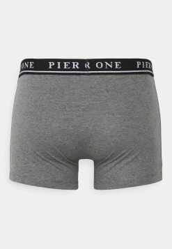 Pier One 5 Pack - Onderbroeken -Black/Mottled Dark Grey -Pier One 363afa71a2ae4dc49a0189dd440f8a5f