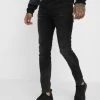 Pier One Jeans Skinny Fit - Black Denim -Pier One 393490ac626b4675960f965b12a9142c