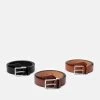 Pier One 3 Pack - Riem - Black - 802_Brown - 702_Cognac - 708 2 Pier One 3 Pack - Riem - Black - 802_Brown - 702_Cognac - 708 -Pier One 3b19fa6682804d08a950889ace4cac7c
