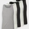 Pier One 5 Pack - Hemd - 802 - Black_102 - Grey_001 - White -Pier One 46f8a04670f84f6ca6219bf7d3fe27a4