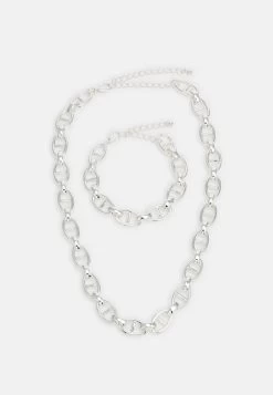 Pier One Set Unisex - Ketting - Silver-Coloured