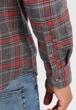 Pier One Overhemd - Grey/Coral -Pier One 551953d0ad2d49119280dd58cb3b0bb3