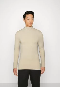 Pier One 2 Pack - Longsleeve - Beige/Bordeaux -Pier One 56ac16533860485ab0af4460b554ef38