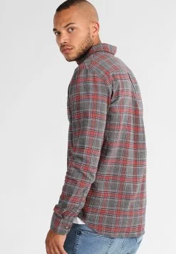 Pier One Overhemd - Grey/Coral -Pier One 62192d2e542d4a69a08273483006118b