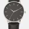 Pier One Horloge - Black/Silvercoloured 1 Pier One Horloge - Black/Silvercoloured -Pier One 7935ed590a9743b99815e64729d95e1c