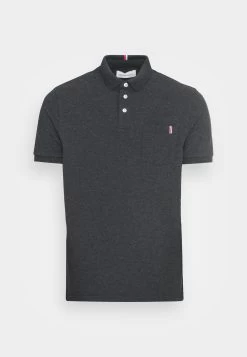 Pier One Tricolore Trim- Poloshirt - Dark Grey -Pier One 80bdca5a0d1d4cb0ad06545a06debc52