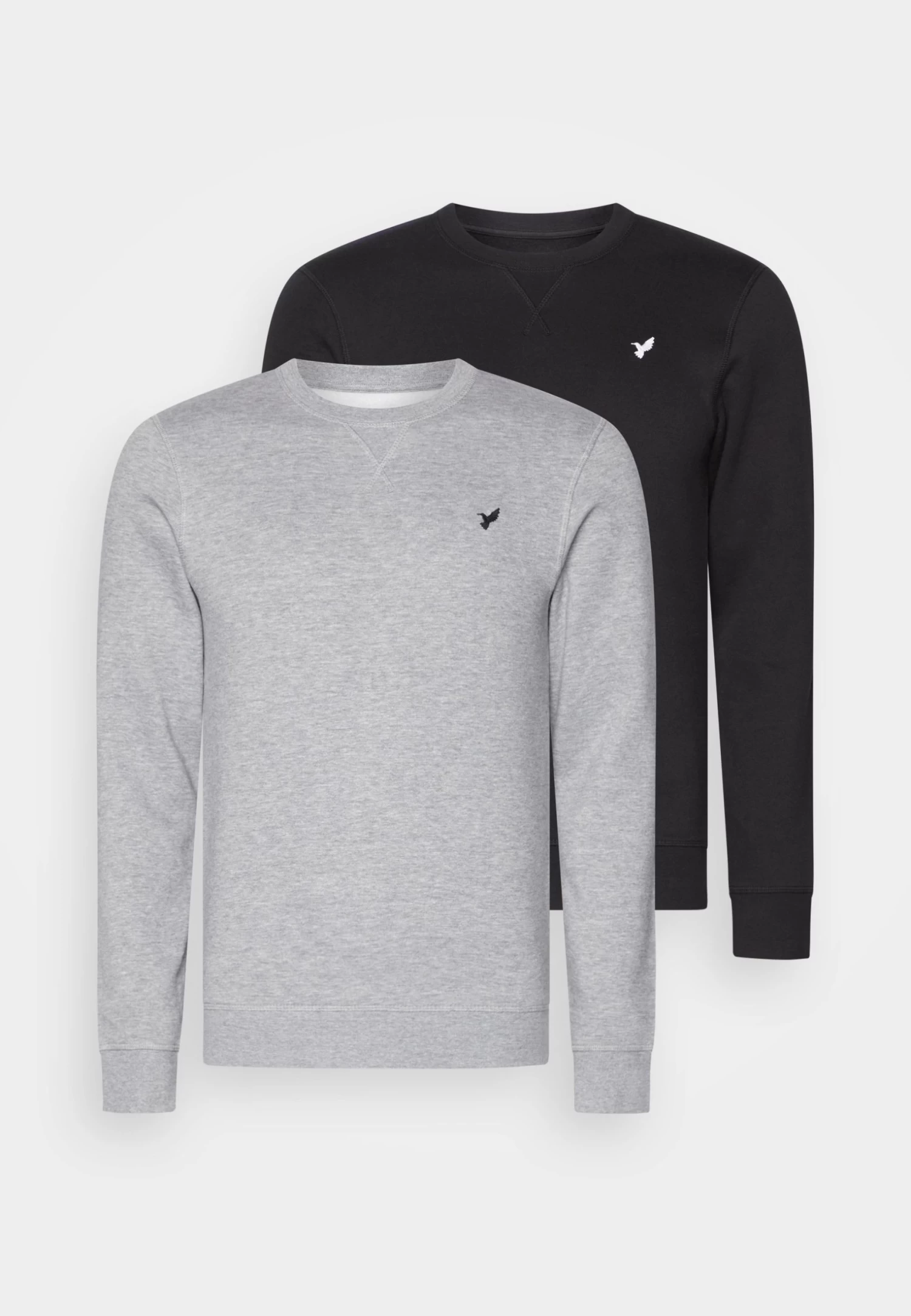 Pier One Sweater - Black/Mottled Grey 3 Pier One Sweater - Black/Mottled Grey