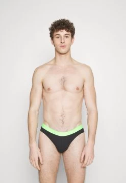 Pier One Branded Waistband Briefs 3 Pack - Slip - Black -Pier One 87822367847c47febdfb486f93afed0b