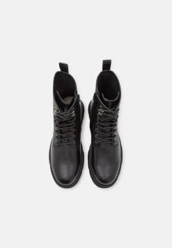 Pier One Leather - Veterboots - Black -Pier One 926c2a40606144d7a6f804f59f0a41e0