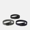 Pier One Unisex 3 Pack - Riem - Black/Dark Blue/Grey -Pier One 97ebfc2a701f40fe8dc847f28fcf30e1