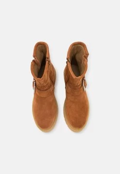 Pier One Leather - Cowboy-/Bikerlaarsjes - Cognac -Pier One 989fc67a2fac4f0ea7646bc4d30dab98