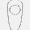 Pier One Set - Ketting - Silver-Coloured -Pier One 9ca045e6c58a4906889aa4d1d912177a