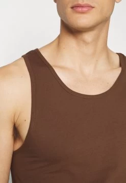 Pier One 3Pck Skin Tone Rib Vest- Hemd - Brown -Pier One 9f31fc2f68bd4a4785af045b430b1d83