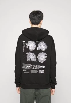 Pier One Wood Hoodie - Hoodie - Black -Pier One a45506dc600346f3a3e78f9952b0fe73