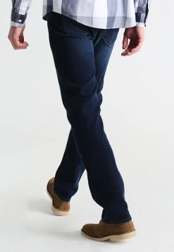 Pier One Basic - Straight Leg Jeans - Dark Blue Denim -Pier One a4ebfb4549ae43cc8fd6ef9a34b37b32