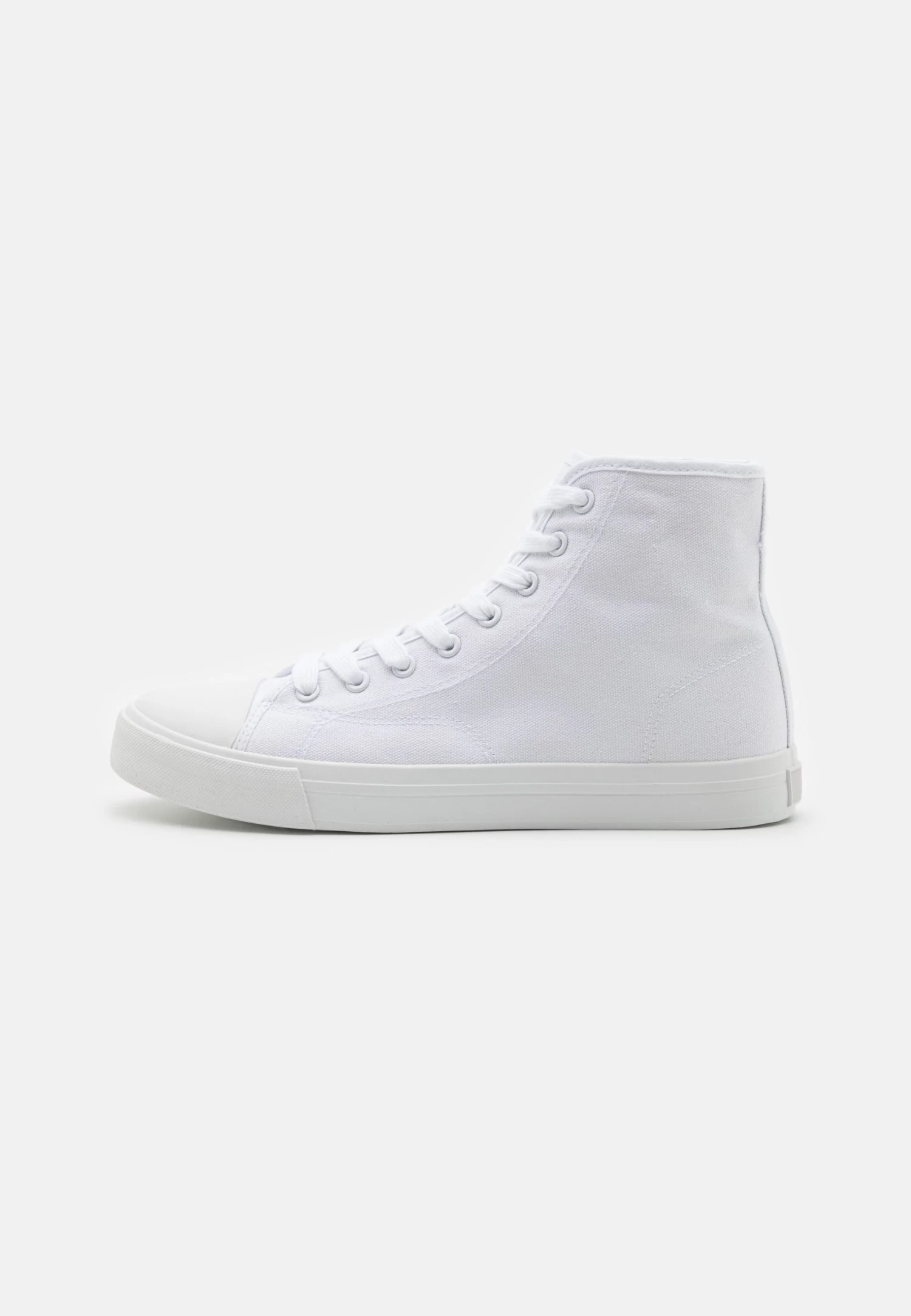 Pier One Unisex - Sneakers Hoog - White 3 Pier One Unisex - Sneakers Hoog - White