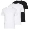 Pier One 3 Pack - T-Shirt Basic -Black/ White -Pier One b69b0ec69daa4c8da2ee7d52186771e5