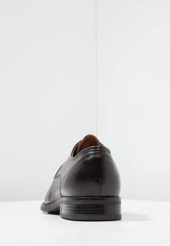 Pier One Leather - Veterschoenen - Black -Pier One c2d680b2a8c54540a2822fc3256389d3