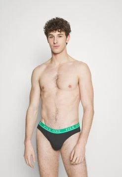 Pier One Branded Waistband Briefs 3 Pack - Slip - Black -Pier One ce9530d43d744385b55479d22aaeaad2