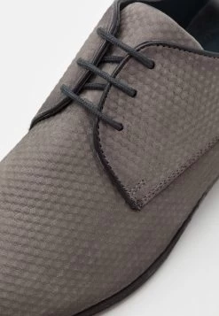 Pier One Leather - Veterschoenen - Dark Grey -Pier One e0f1574267c74dc1b5d53d5cfef035ae