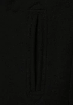 Pier One Halflange Jas - Black -Pier One f98ad9164e9e43bd97fdd8c0b6de9848